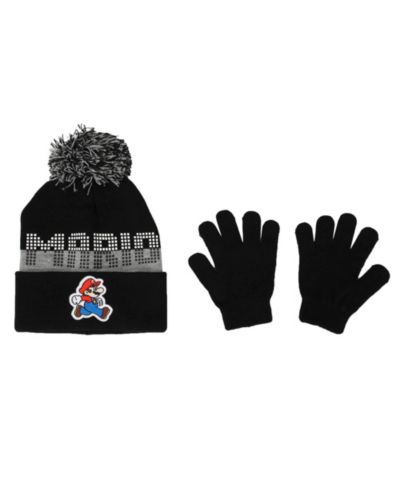 Детский набор SUPER MARIO Bros: шапка и перчатки