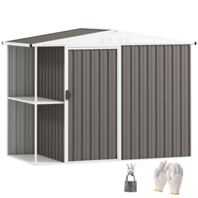 Сарай Outsunny 8 x 4ft Metal Shed with Lock
