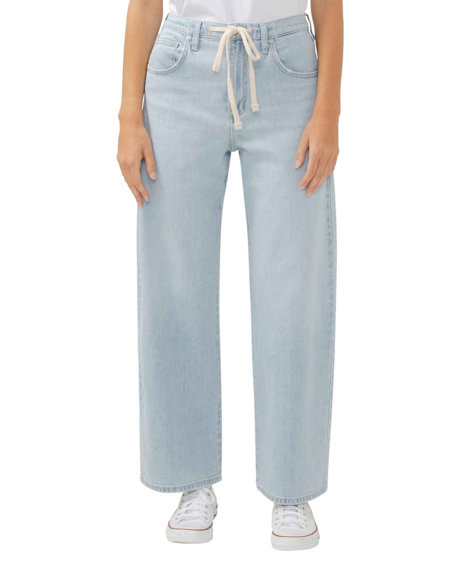 Женские джинсы Silver Jeans Co. Be Easy Straight Leg Drawstring