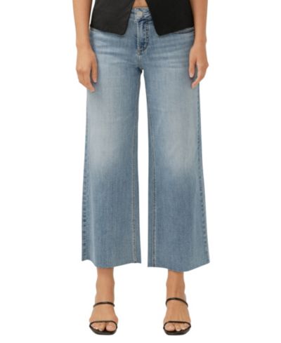 Женческие джинсы Silver Jeans Co. Women's Suki Mid Rise Curvy Fit Wide Leg