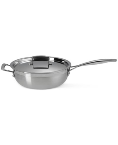 Le Creuset сковорода шеф-повара Round Chefs Pan Stainless Steel 3.5 Qt.