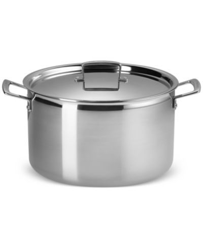 Глубокая круглая кастрюля Le Creuset Classic Stainless Steel 10 Qt.