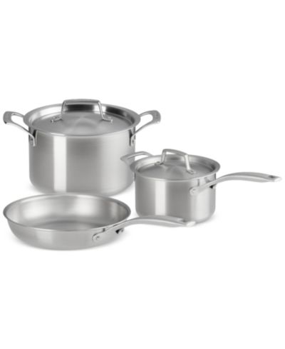 Набор кухонной посуды Le Creuset Essentials из нержавеющей стали, 5 шт.