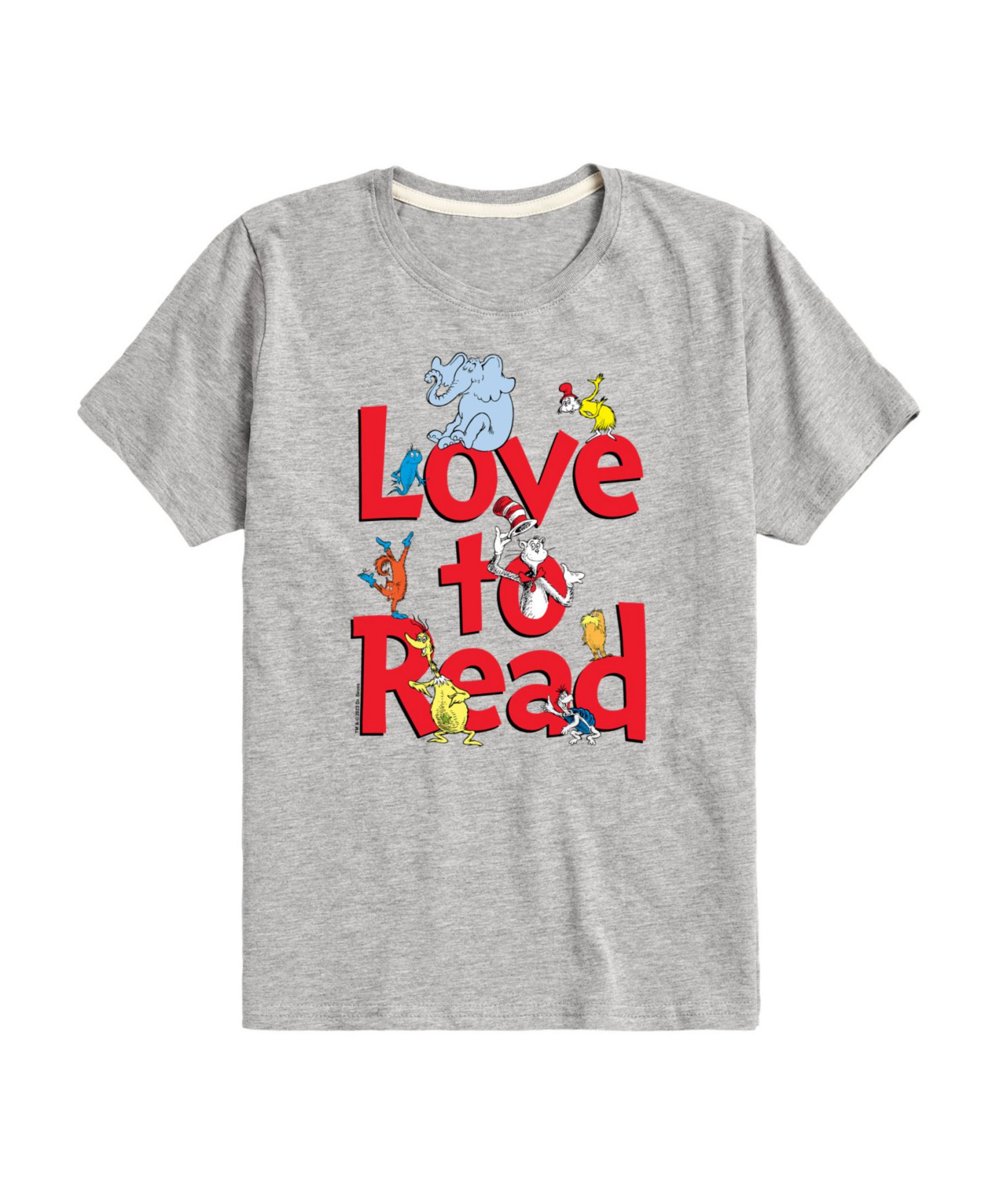 Dr. Seuss Big Boys Love to Read Graphic T-Shirt