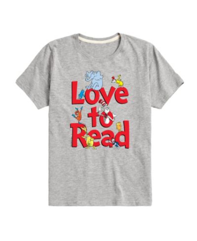 Dr. Seuss Big Boys Love to Read Graphic T-Shirt