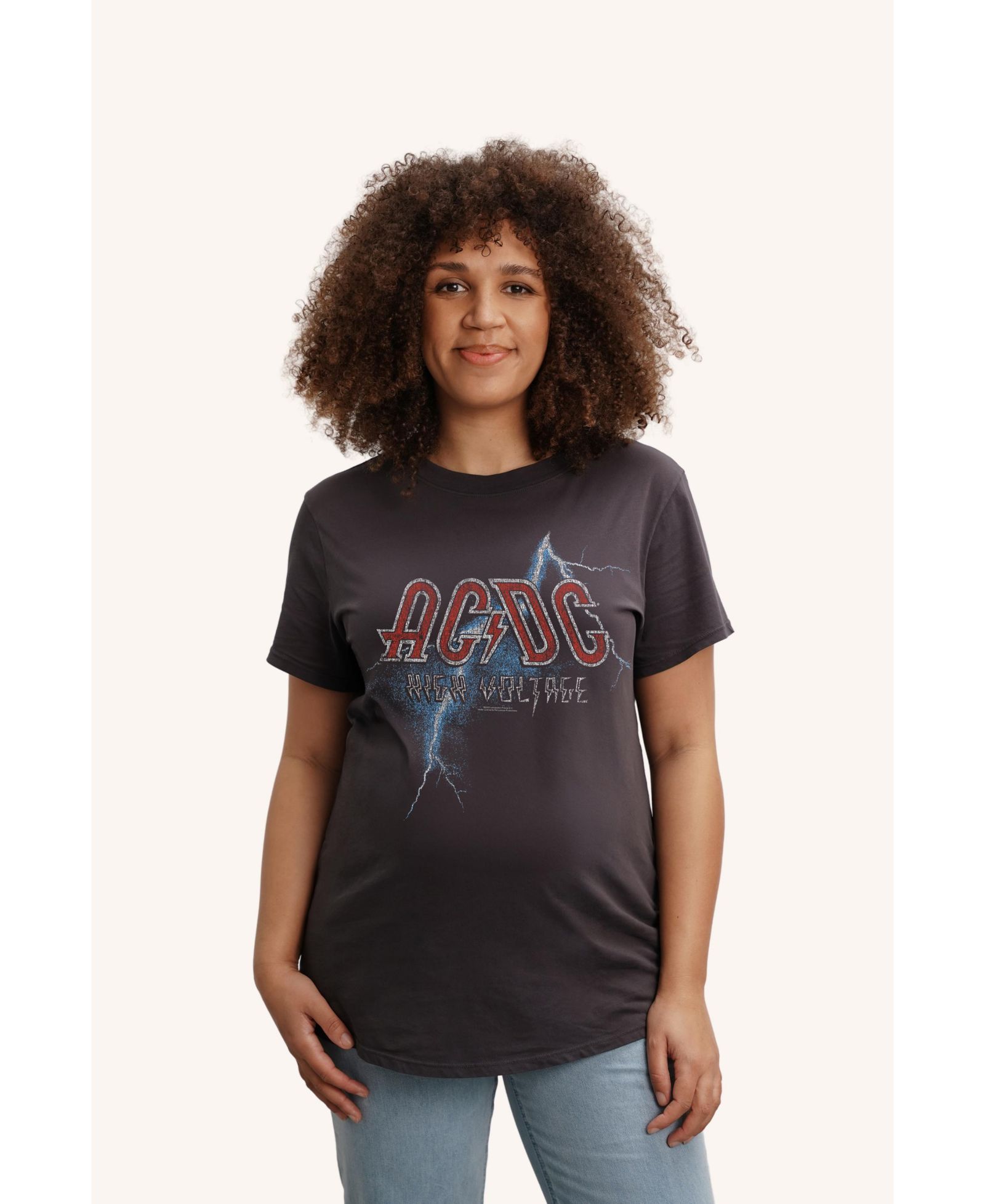 The Groove AC/DC Графическая футболка для беременных