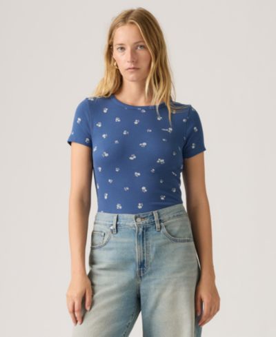 Levi's Women's Hayes Slim-Fit Short-Sleeve Crewneck T-Shirt