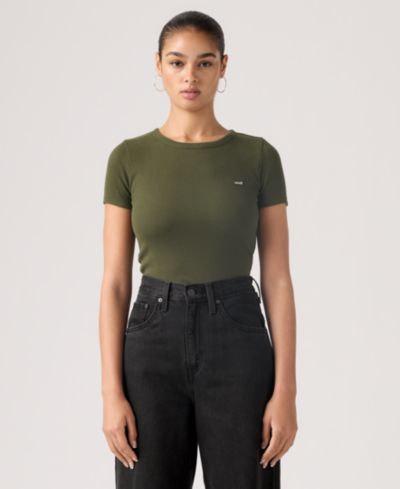 Levi's Women's Hayes Slim-Fit Short-Sleeve Crewneck T-Shirt