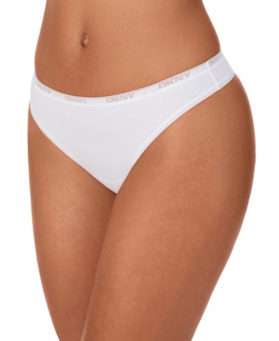 Женское хлопковое белье DKNY Low-Rise Thong, DK8461
