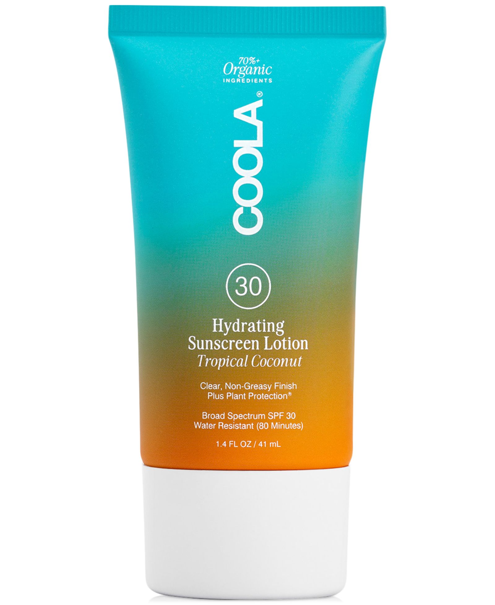 COOLA Hydrating Sunscreen Lotion SPF 30 - Tropical Coconut, 1.4 oz.