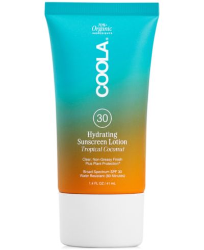 COOLA Hydrating Sunscreen Lotion SPF 30 - Tropical Coconut, 1.4 oz.