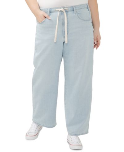 Silver Jeans Co. Plus Size Be Easy Drawstring Jeans