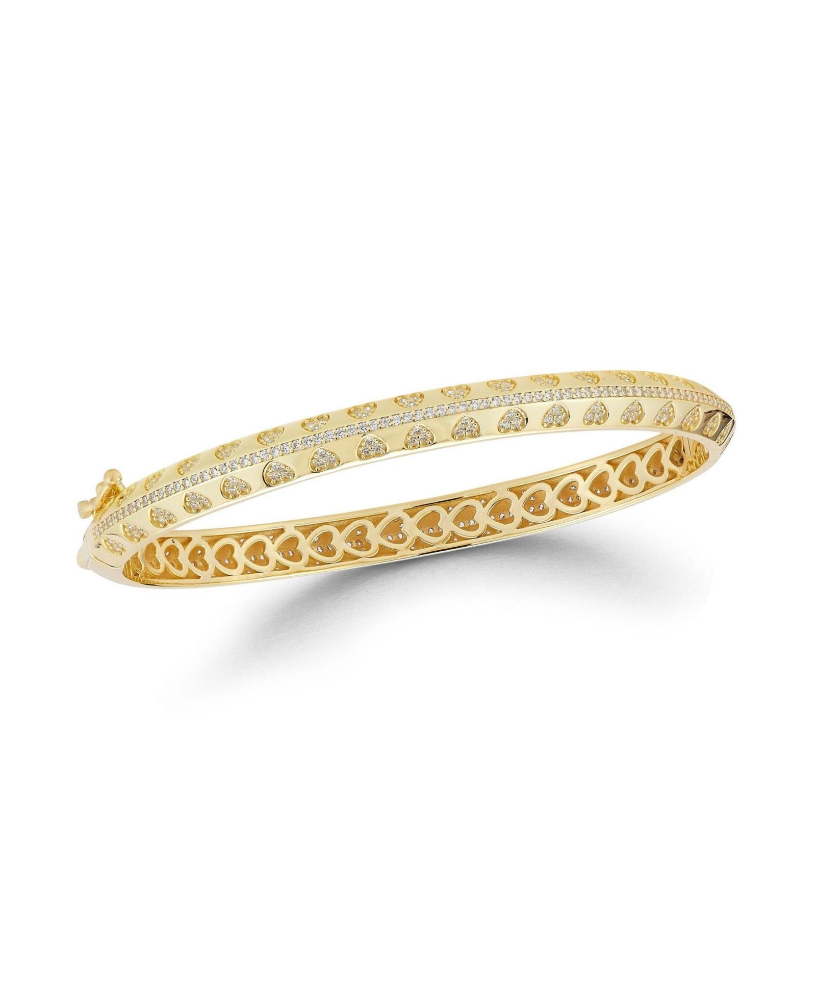 Браслет Rachel Zoe Sterling Mini Heart Bangle