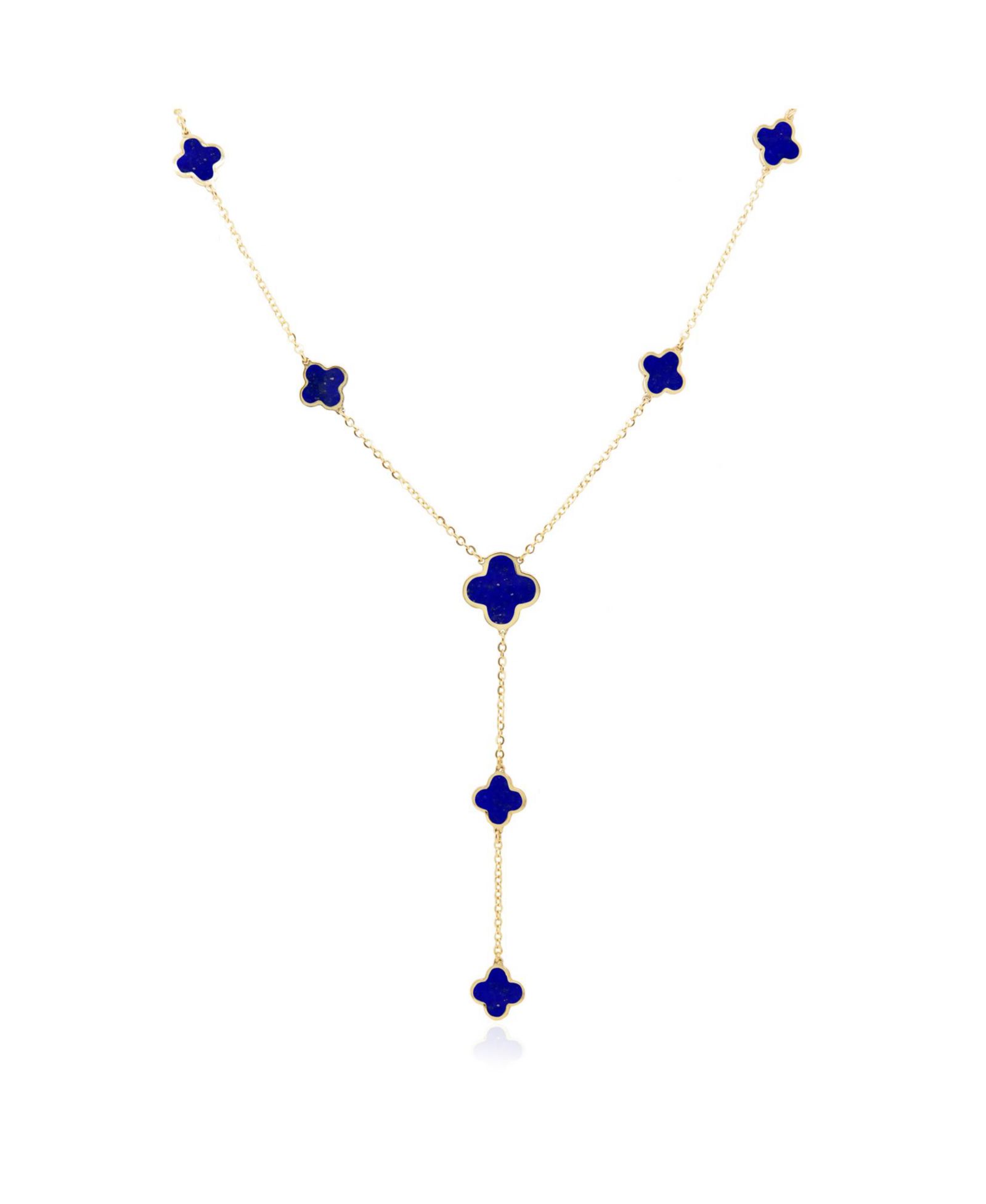 Колье-лариат The Lovery Lapis Clover Station