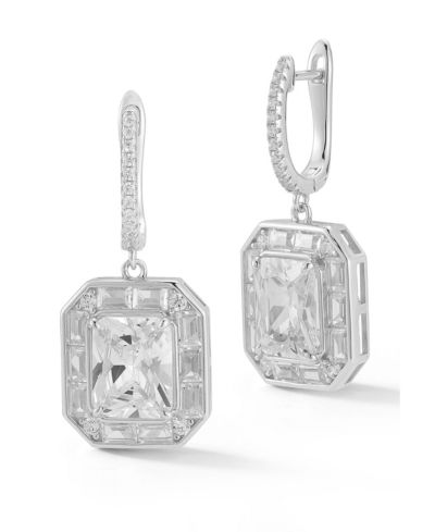 Rachel Zoe Plated Sterling Glitzy Charm Earrings