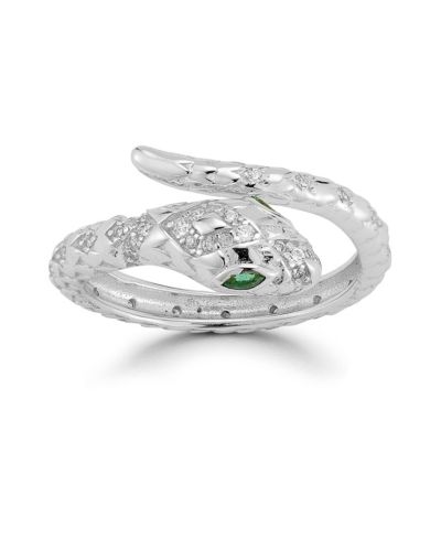 Кольцо Rachel Zoe Plated Sterling Bypass Snake