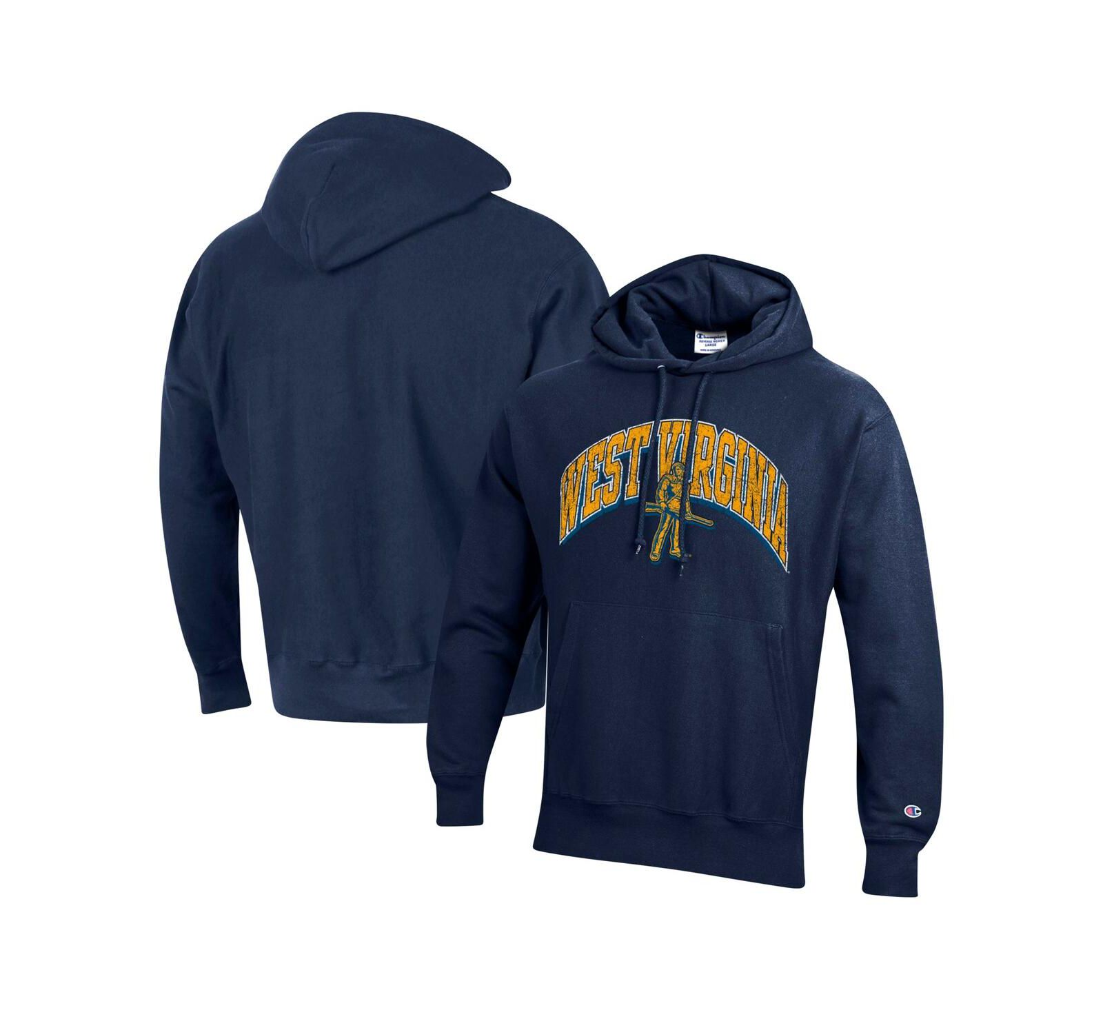Мужское худи Champion West Virginia Mountaineers Reverse Weave