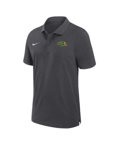 Nike Мужская спортивная рубашка-поло NDSU Bison 2024 Sideline Coaches Performance, антрацит