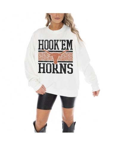 Женская толстовка Gameday Couture Texas Longhorns Fair Catch белая