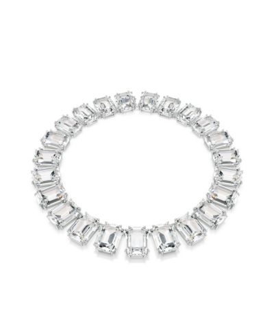 Теннисное ожерелье Swarovski Millenia с родиевым покрытием