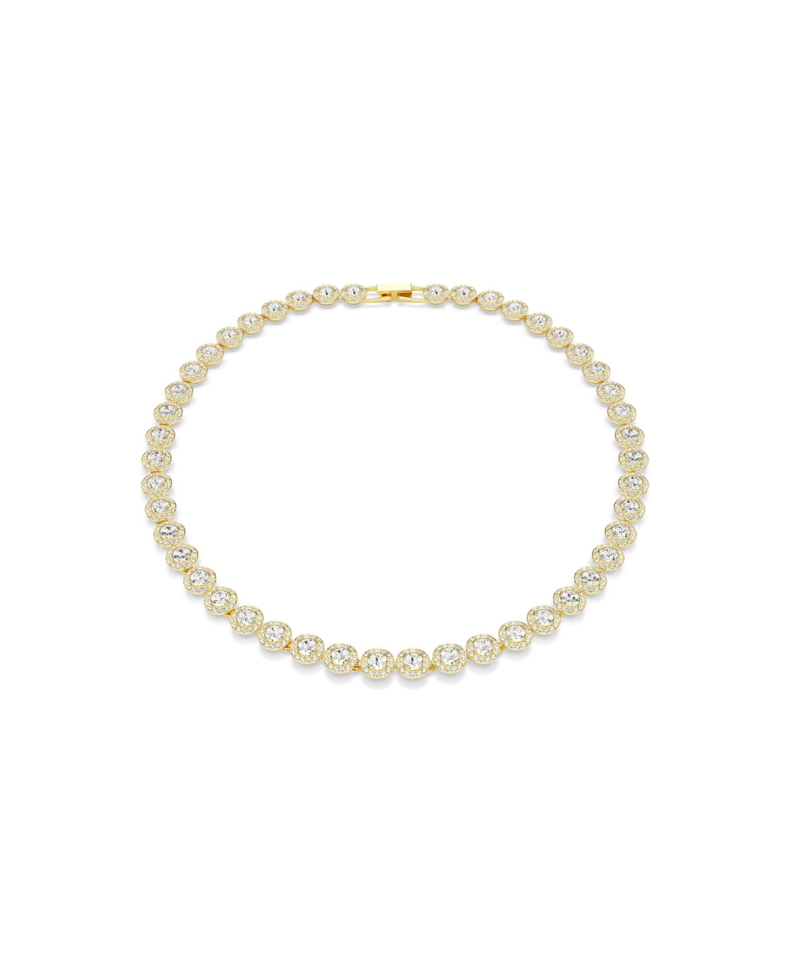 Swarovski Ожерелье-чокер Una Angelic с белым золотым напылением