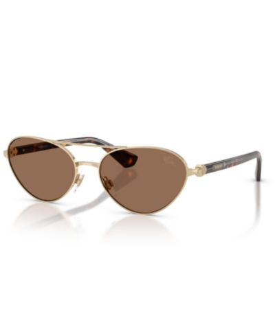 Burberry Женские большие солнцезащитные очки BE3165