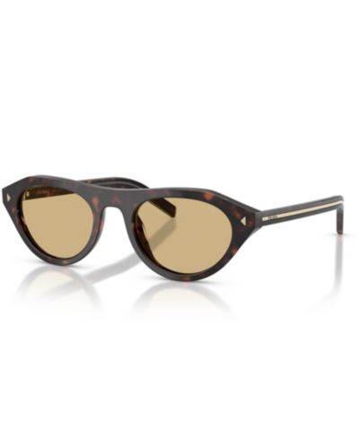 Prada Женские геометрические солнцезащитные очки, PRB15S