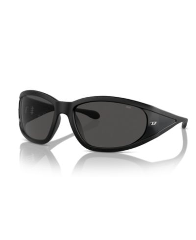Diesel Унисекс большие солнцезащитные очки DL3002