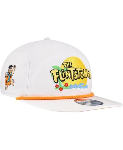 Мужская регулируемая кепка New Era White The Flintstones Golfer