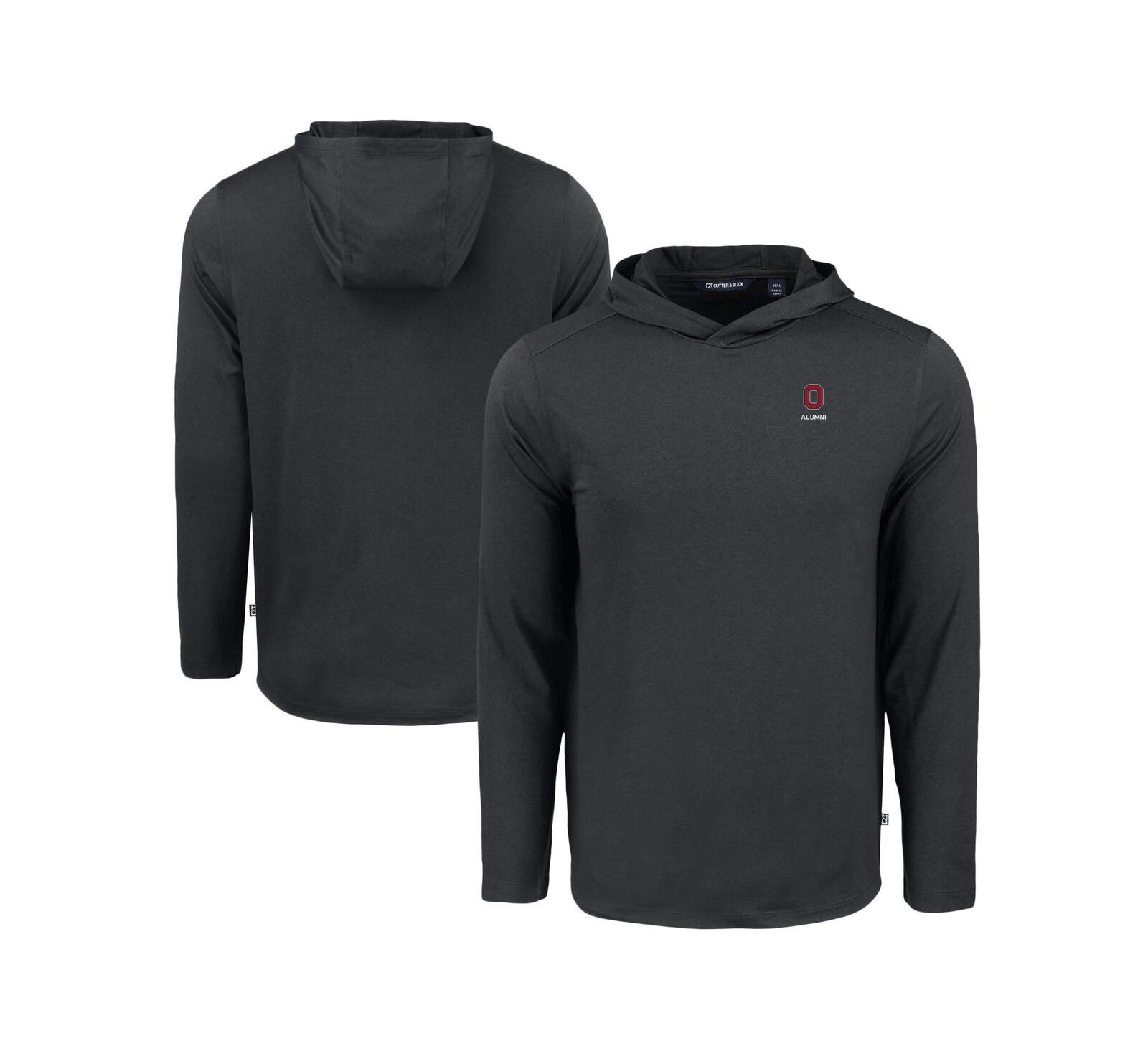 Cutter & Buck Men's Black Ohio State Buckeyes Coastline Epic Comfort Eco Long Sleeve Hoodie T-Shirt