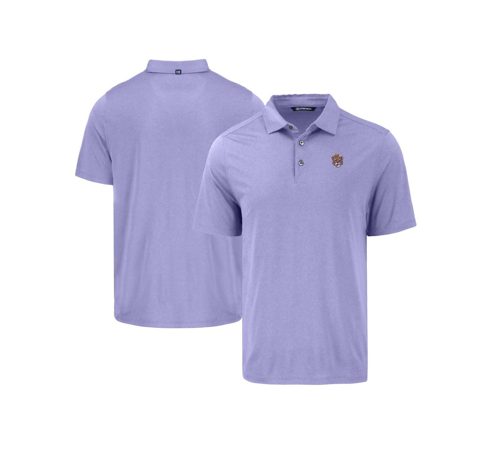 Cutter & Buck Men's Purple LSU Tigers Coastline Epic Comfort Eco Polo