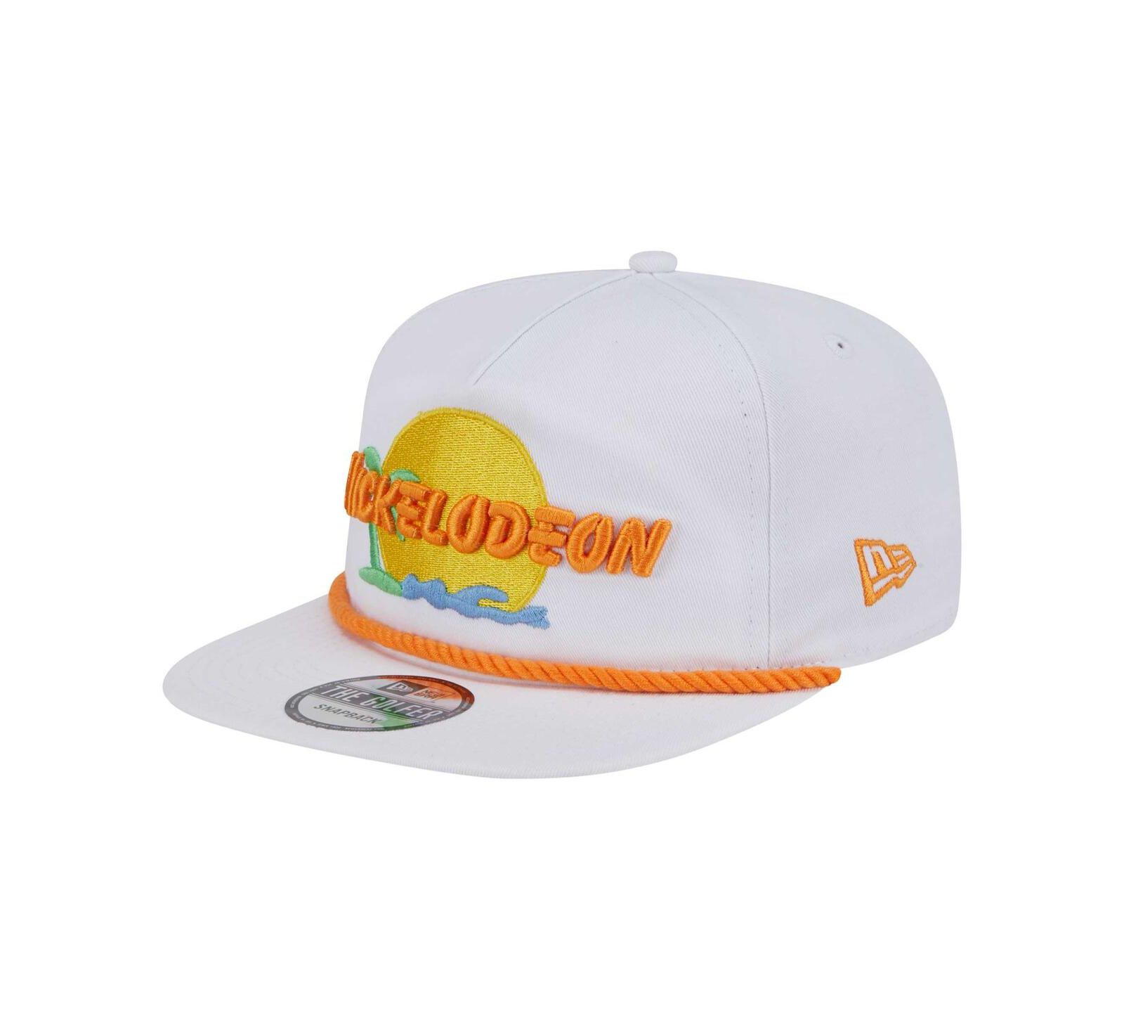 Мужская кепка New Era White Nickelodeon Golfer Snapback