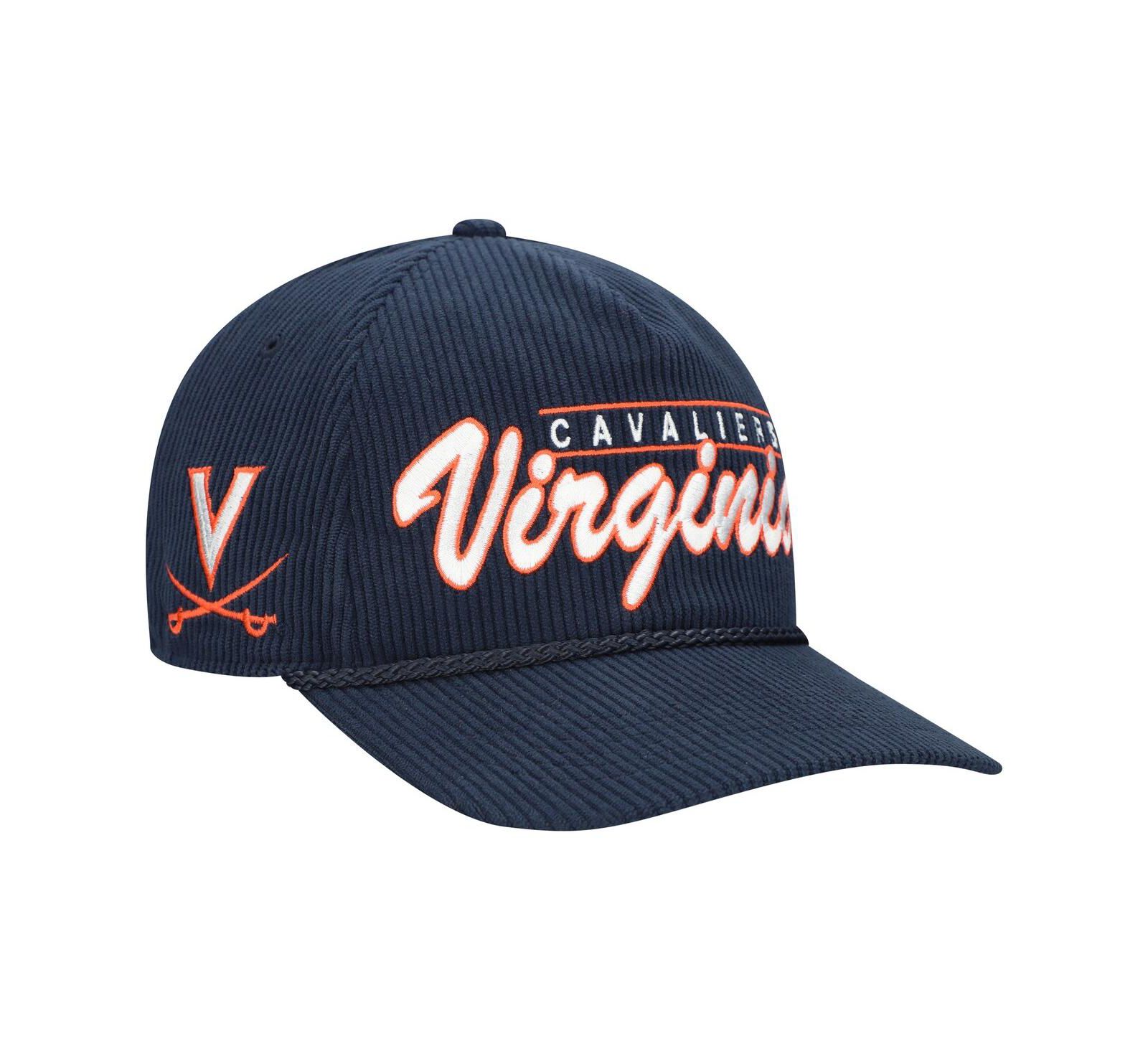 Мужская регулируемая кепка '47 Brand Navy Virginia Cavaliers Gridiron Double Header Hitch