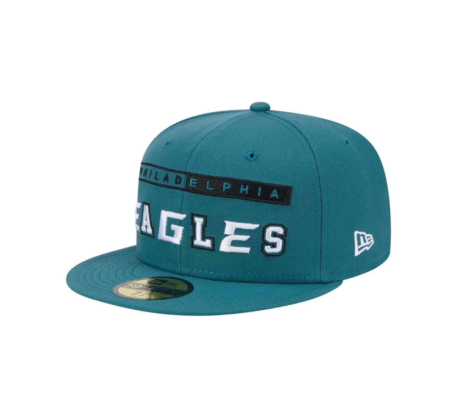 New Era Мужская кепка 59FIFTY Philadelphia Eagles Ransom, полночный зеленый