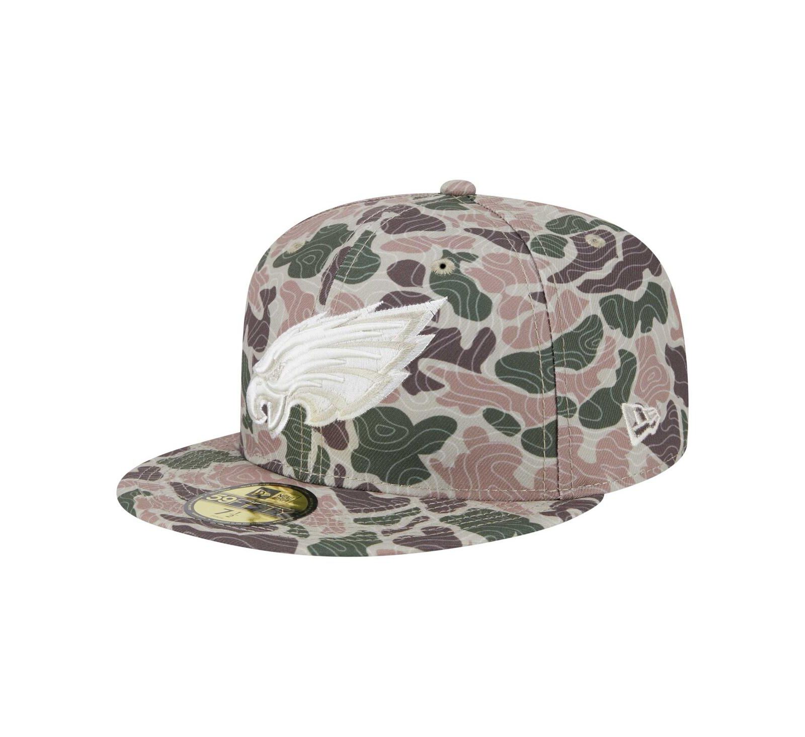 New Era Men's Philadelphia Eagles Geo Camo 59FIFTY Fitted Hat