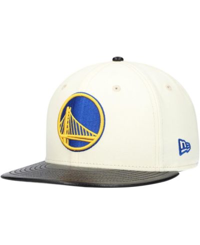 Мужская кепка New Era Golden State Warriors 59FIFTY двухцветная, белая/черная