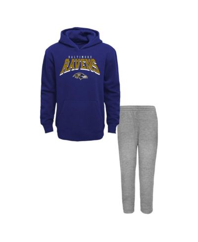 Детский комплект из 2 предметов Outerstuff Baltimore Ravens: флисовое худи и спортивные штаны