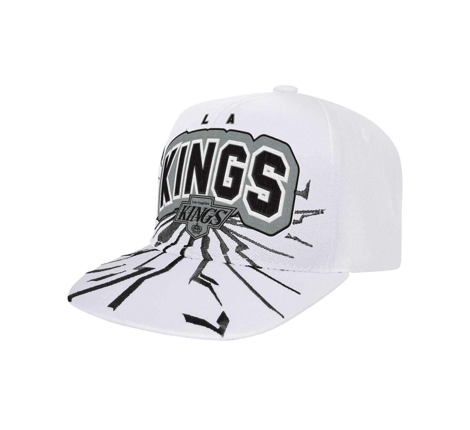 Кепка Mitchell & Ness для мальчиков и девочек White Los Angeles Kings After Shock Snapback