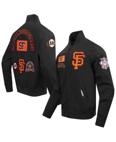 Pro Standard куртка на молнии San Francisco Giants Area Code Twill Full-Zip Men's Black