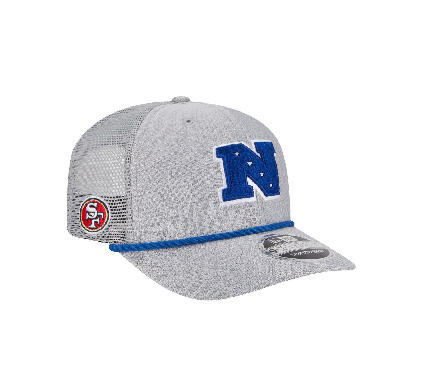 New Era Men's Gray San Francisco 49ers 2025 Pro Bowl 9SEVENTY Stretch-Snap Hat