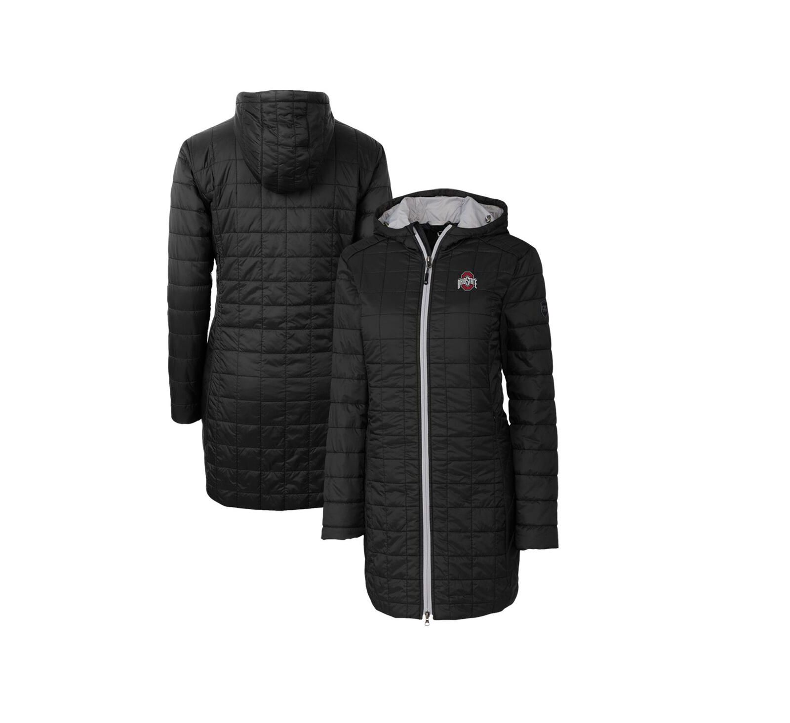 Женское длинное пальто Cutter & Buck Ohio State Buckeyes