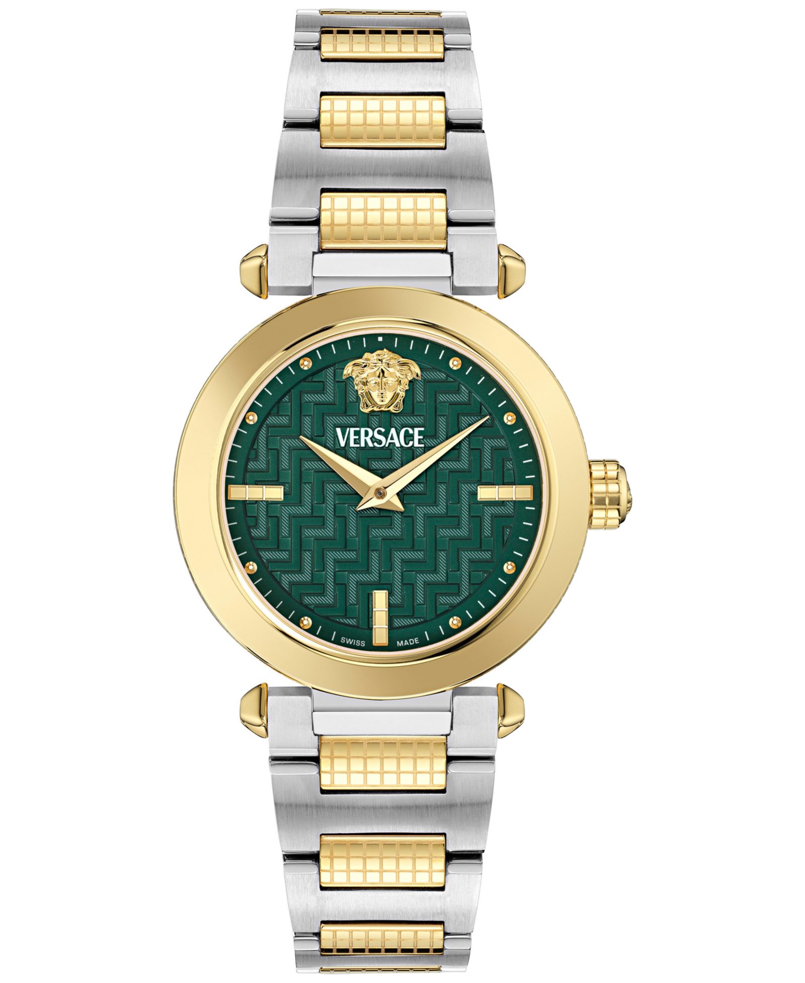 Женские часы Versace Swiss Greek Two-Tone Stainless Steel 35mm