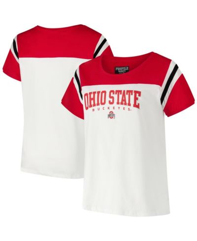 Женская футболка Fanatics Ohio State Buckeyes Winning Gear Plus Size в цвете White