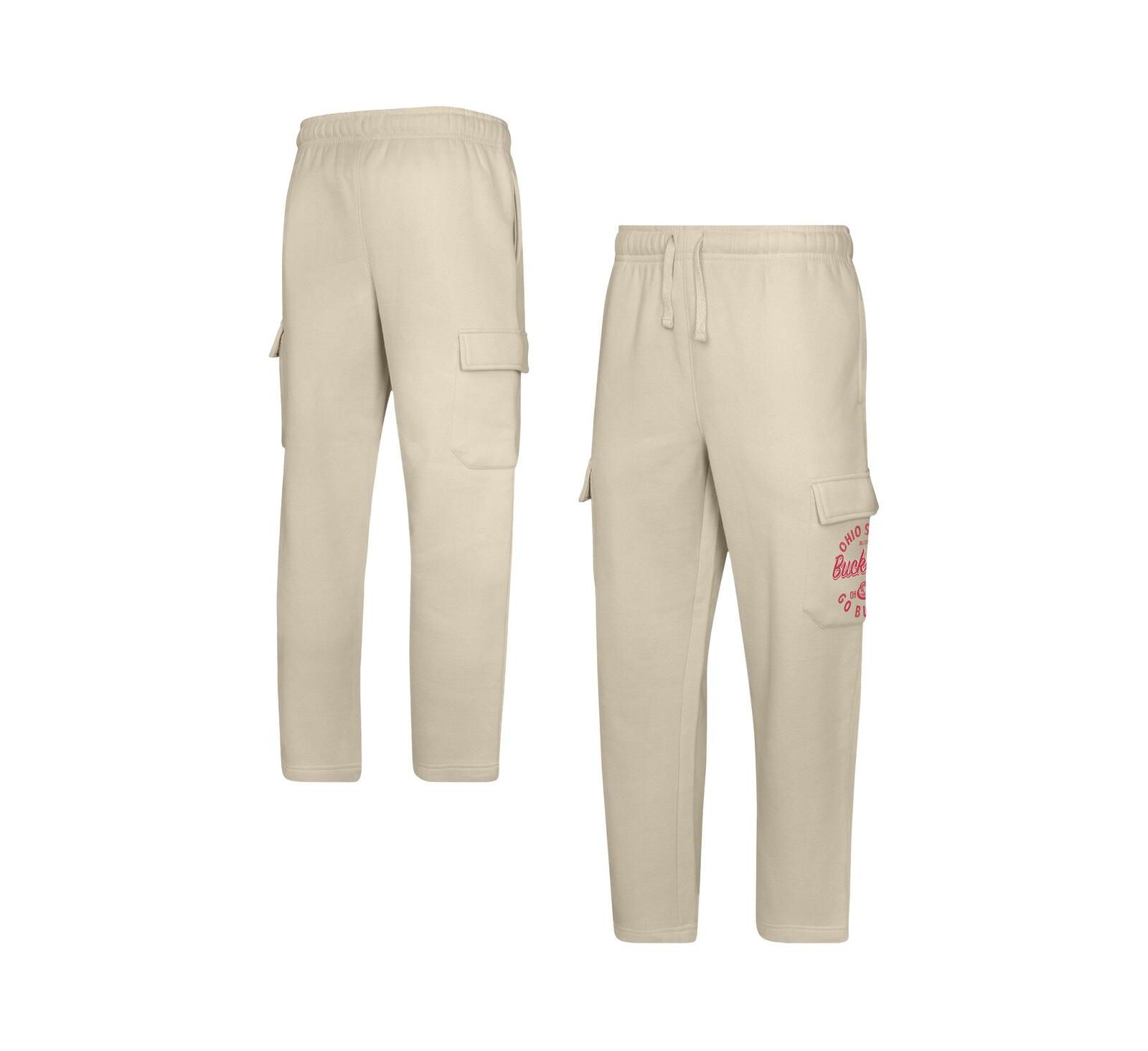 Флисовые брюки Outerstuff Ohio State Buckeyes для мальчиков и девочек, цвет Cream