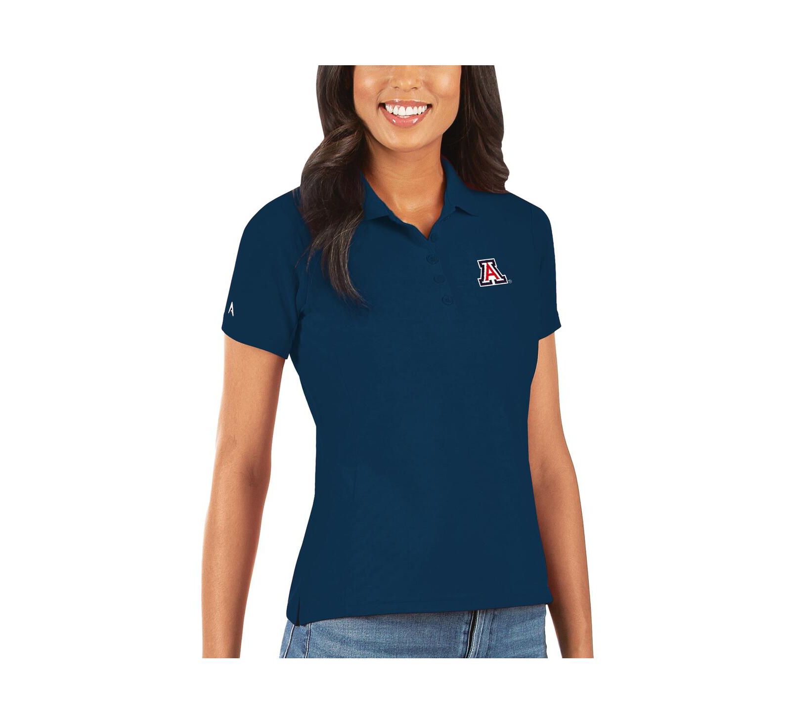 Antigua Женское поло pique Legacy, темно-синий, Arizona Wildcats