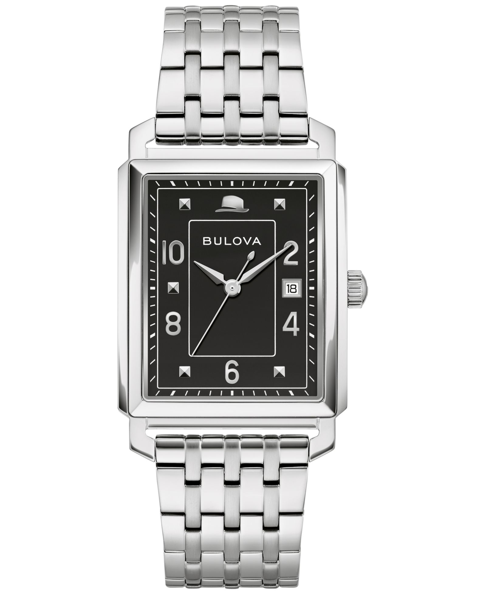 Bulova Men's The Very Thought of You Frank Sinatra Special Edition Stainless Steel Bracelet Watch 30mm