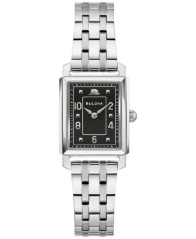 Bulova Women's The Very Thought of You Frank Sinatra Special Edition Stainless Steel Bracelet Watch 21mm