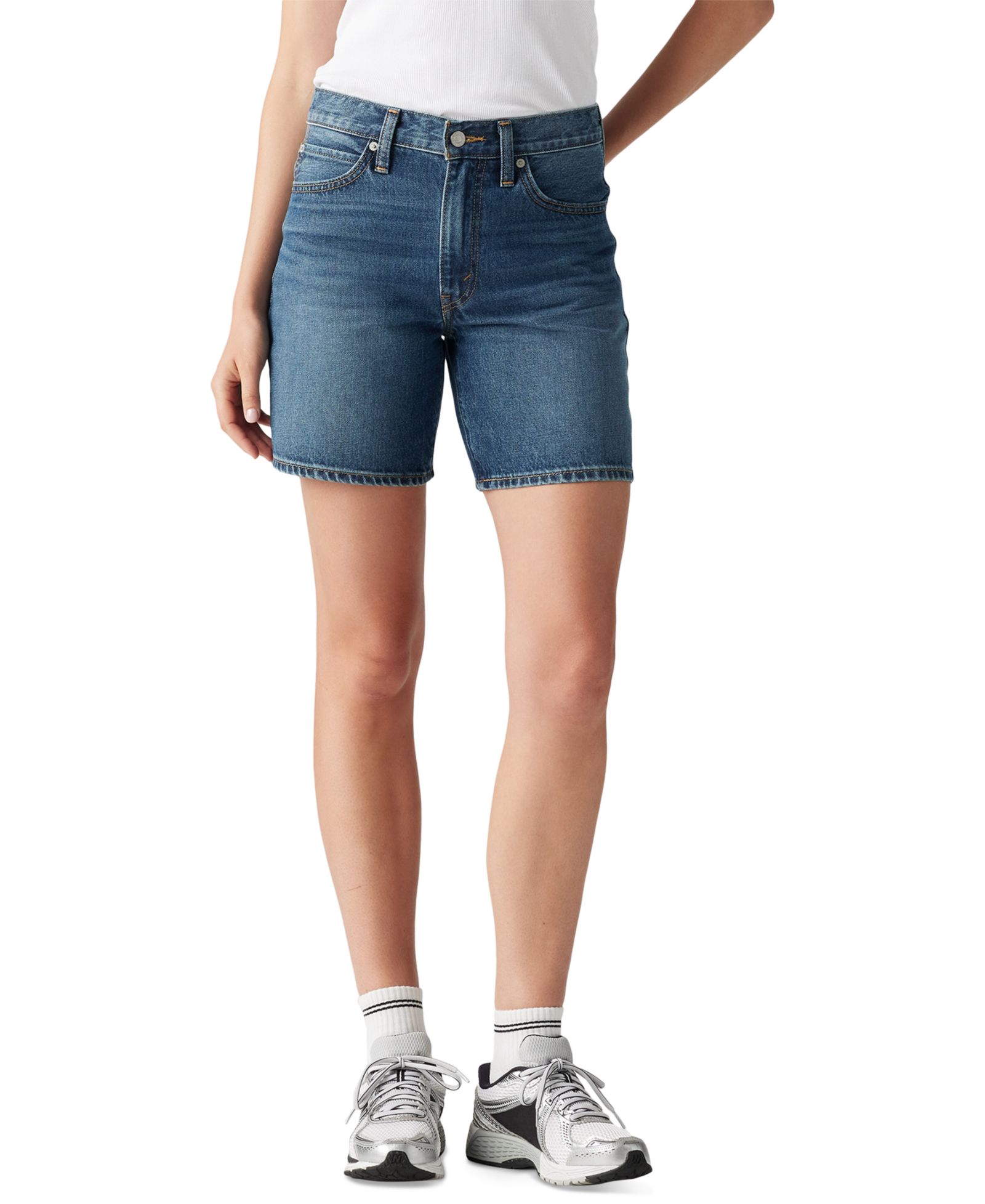Женщины Levi's® джинсовые шорты Mid-Rise '94 Baggy