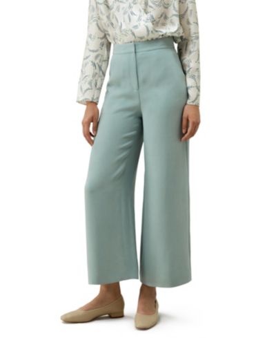 Женские широкие шелковые брюки LILYSILK Mid Rise Tailored Silk