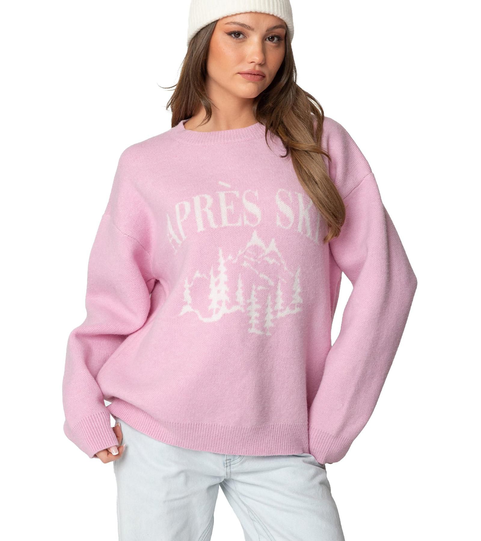 Edikted Women's Apres Ski Oversized Sweater